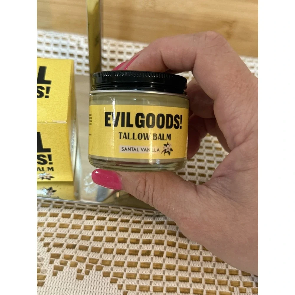 Evil Goods! Santal Vanilla Grass-Fed Beef Moisturizer Natural Tallow Balm - 56g